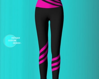 Pink Ribbon Leggings: Breast Cancer Awareness Yoga Pants