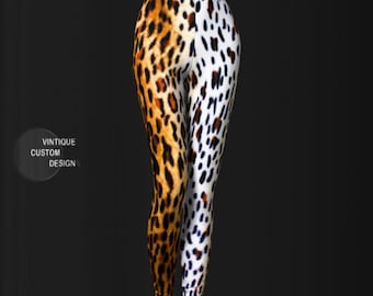 Snow Cheetah LEGGINGS Designer Womens Yoga Leggings YOGA PANTS Cheetah Animal Print Leggings Women's Sexy Legging's Cheetah Printed Legging