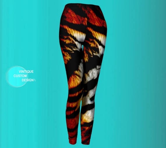 Buy LEGGINGS Tiger Printed Leggings YOGA PANTS Womens Yoga Leggings Tiger  Leggings Animal Print Tiger Stripe Leggings Womens Summer Clothing Online  in India 