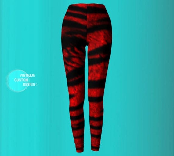 red tiger print