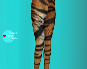 TIGER LEGGINGS for Girls and Boys Leggings Tiger Print Leggings Mommy and Me Outfit Girls Leggings Baby Leggings Toddler Matching Leggings