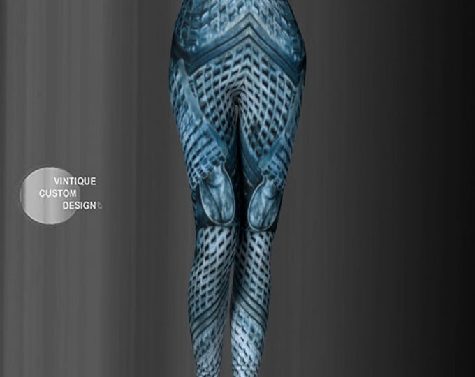 White Walker Armor LEGGINGS Knight King Armor Leggings WOMENS Game of Thrones Cosplay Fantasy Leggings Knight Printed Leggings Yoga Pants