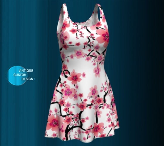 Cherry blossom print dress best sale