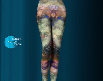 LEGGINGS YOGA PANTS Womens Designer Leggings Designer Fashion Leggings Galaxy Leggings Winter Leggings Art Leggings Printed Leggings Womens