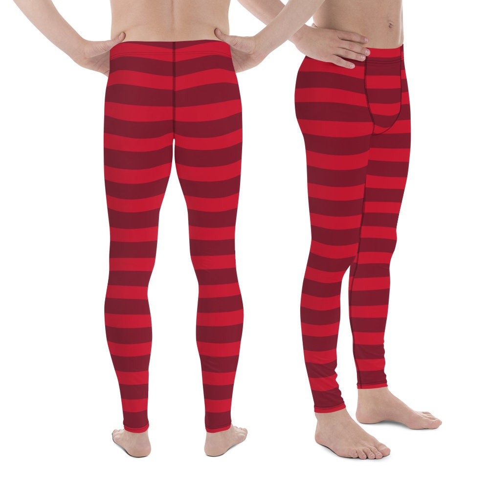 MENS CHRISTMAS LEGGINGS Striped 