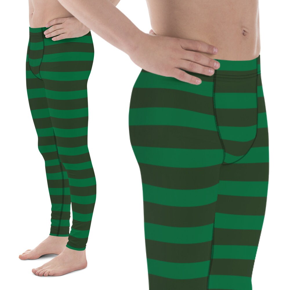 MENS CHRISTMAS LEGGINGS Striped 