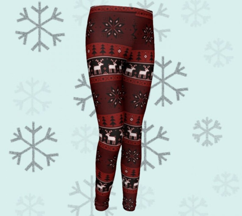 little girls christmas leggings