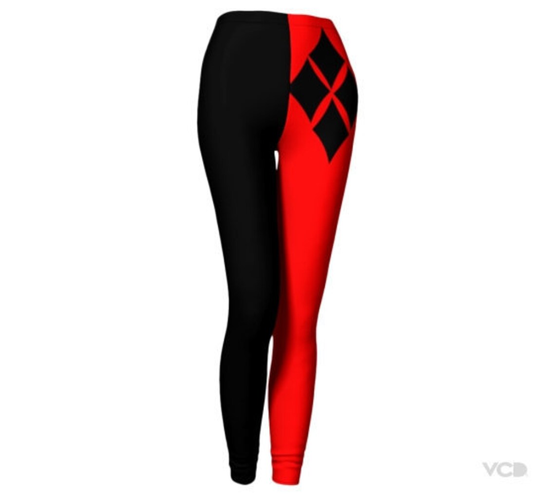 Harley Quinn LEGGINGS Cosplay Leggings Sexy Print Leggings Etsy