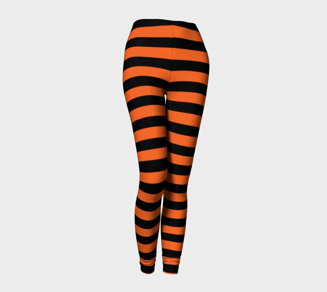 Orange/Black Kid 2-Piece Halloween Top & Legging Set