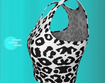 Nike leopard crop top best sale
