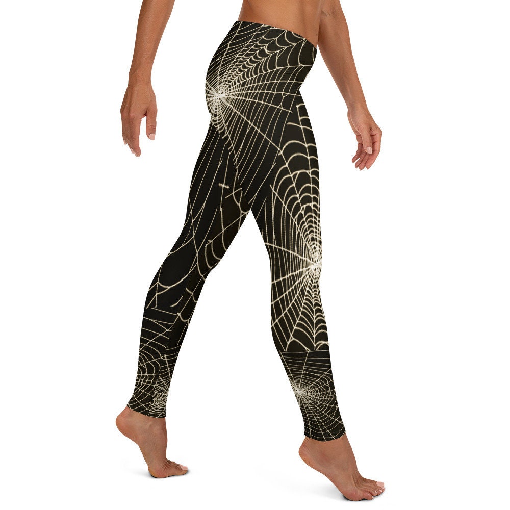 Cobweb LEGGINGS HALLOWEEN Leggings for Women Yoga Pants for