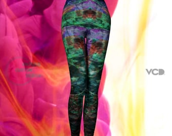 FESTIVAL Designer Leggings YOGA PANTS Women's Designer Leggings Festival Leggings Festival Pants Yoga Leggings Rainbow Fashion Leggings