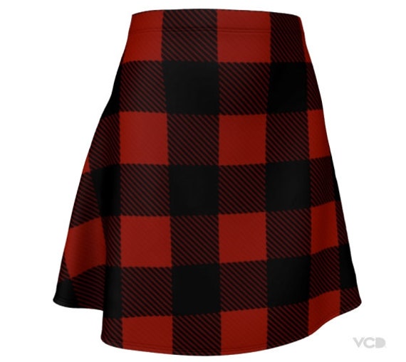 Multi Check Notch Front Mini Skirt  Skirts  Select Fashion