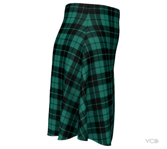 Gonna a quadri verde sale