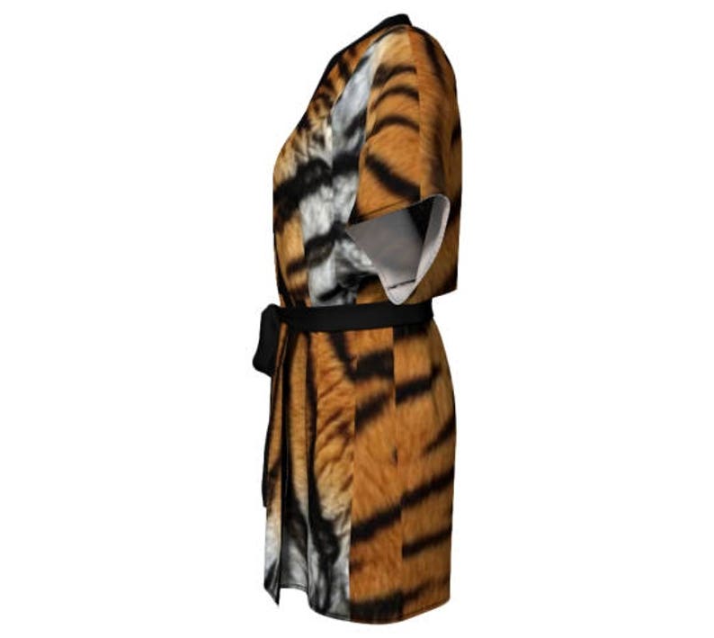 KIMONO ROBE WOMENS Tiger Robe Kimono Robe Womens Animal Print Etsy