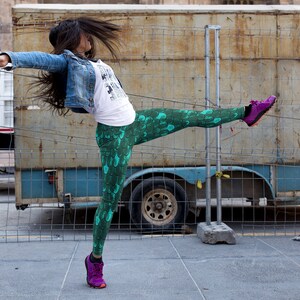 Women's MERMAID Leggings Green Mermaid Scale Printed Art Leggings for Women Yoga LEGGINGS Yoga Pants Designer Leggings Summer Clothing