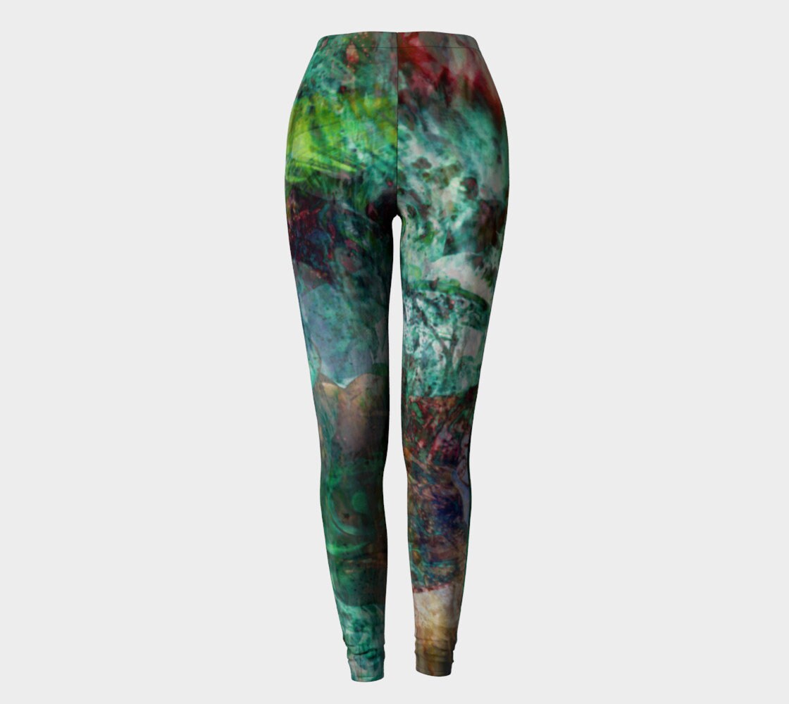 LEGGINGS Womens YOGA PANTS - Tribal Leggings - Sexy Print Leggings ...