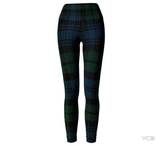 plaid pants leggings