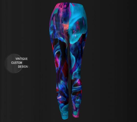 Rave Leggings Burning Man Clothing Festival Leggings Yoga Pants