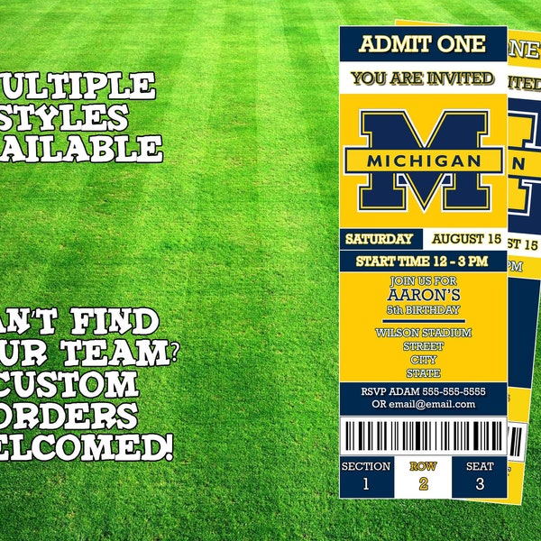 Michigan Wolverines Etsy