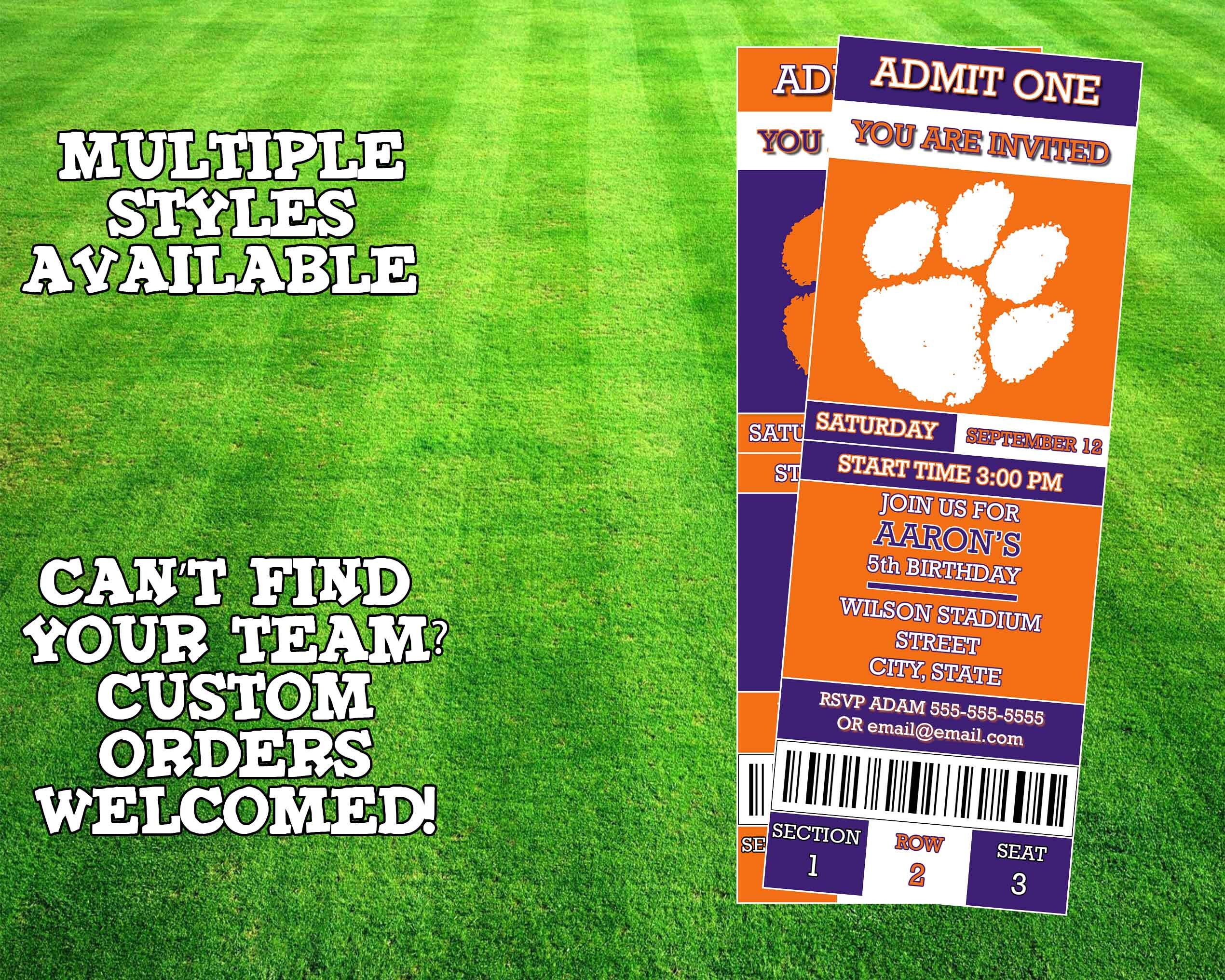 Clemson football tickets discount