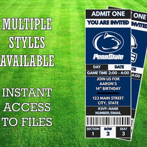 Invito a biglietti Penn State