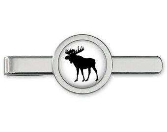 Great DESIGN MOOSE tie Clip Tie Bar P22