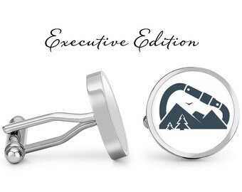 Mountain Bike Cufflinks Mountain Cufflinks Trekking Cufflinks Bicycle Cufflinks