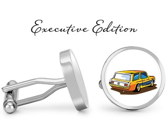Classic Car Station Wagon Cufflinks Angled Edition Classic Car Station Wagon Cufflinks Angled Edition