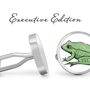 Toad Cufflinks Amphibian Cuff Links (Lifetime Guarantee) S1969