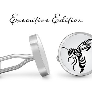 Bee Cufflinks Tribal Honey Bee Cuff Links Beekeeper Cufflink (Lifetime Guarantee) S1954