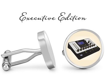 Cufflinks - Mixing Board Cufflinks - DJ Cufflinks - Mixer Cuff Links - Mixer Board DJ (Pair) Lifetime Guarantee (S0198)