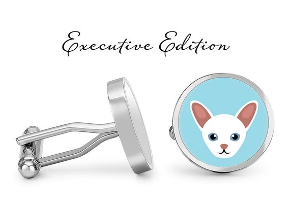 Colorpoint Shorthair Cat Cufflinks Colorpoint Cufflinks Etsy