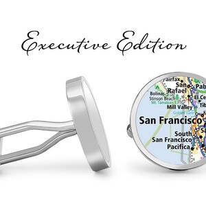 Carte Cufflinks San Francisco Cuff Links California Cufflink (Lifetime Guarantee) S2055