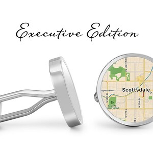Scottsdale Cufflinks Arizona Cuff Links Map Cufflink (Levenslange Garantie) S2136