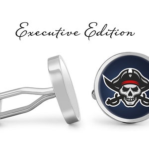 Pirate Cufflinks Pirates Cuff Links Skull Cufflink (Lifetime Guarantee) S1852