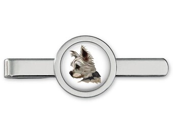 Yorkie Tie Clip - Yorkie Tie Bar - Yorkshire Terrier Tie Clip - Yorkshire Terrier Tie Bar - Cufflinks Accessories (Lifetime Guarantee) T0199