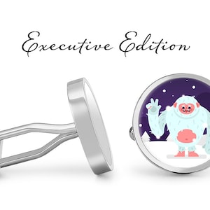 Yeti Cufflinks Abominable Snowman Cuff Links Yetis Cufflink (Lifetime Guarantee) S1511