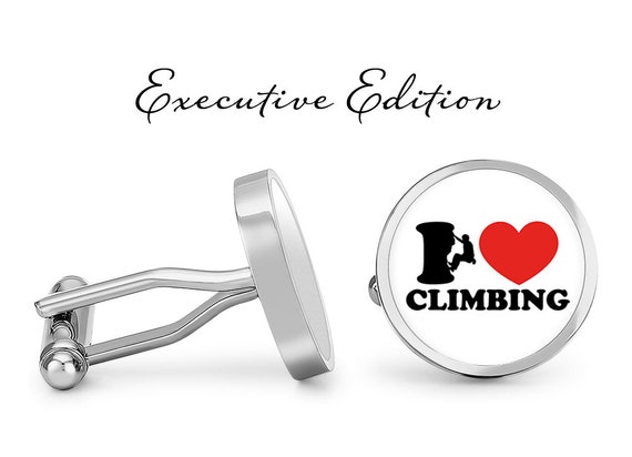 マウンテンクライミングカフスボタン - ロッククライミングカフス