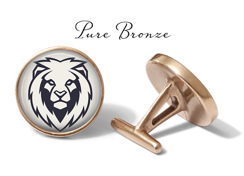 Lion Cufflinks Lions Cuff Links Lifetime Guarantee S2082