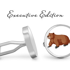 Beaver Cufflinks Beavers Cuff Links (Lifetime Guarantee) S1981