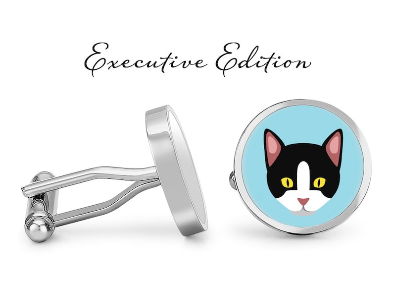 Aegean Cat Cufflinks Cat Wedding Cufflinks Lifetime Guarantee S0878 Aegean Cufflinks Cat Cuff Links Pair
