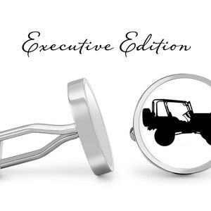 Utility Vehicle Cufflinks - 4x4 Utility Vehicles Cuff Links - UTV Cufflink (Pair) Lifetime Guarantee (S1218)