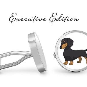 Dachshund Cufflinks Wiener Dog Cuff Links Dachshunds Dog Cufflink (Lifetime Guarantee) S1624