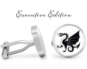 Dragon Cufflinks Chinese New Year Cuff Links (Lifetime Guarantee) S1861