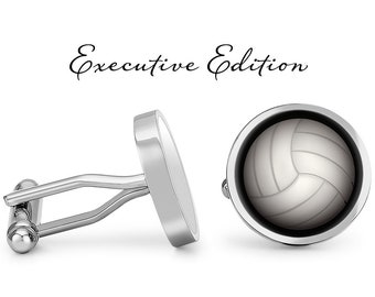 Volleyball Cufflinks - Volleyball Player Cuff Links (Lifetime Guarantee) S2245