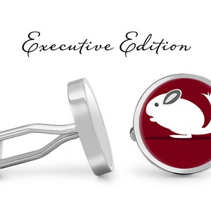 Vintage Snoopy & Woodstock Cufflinks – Rhodium Plated Retro Comic Strip Novelty Gifts For Men