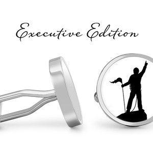 Mountain Climbing Cufflinks - Climber Cuff Links - Mountain Summit Cufflink - Adventurer Cuff Link (Pair) Lifetime Guarantee (S1273)