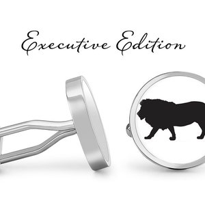 Lion Cufflinks Lions Cuff Links King of the Jungle Cufflink (Lifetime Guarantee) S1583