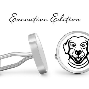 Labrador Cufflinks - Lab Cuff Links - Dog Cufflink (Lifetime Guarantee) S2299